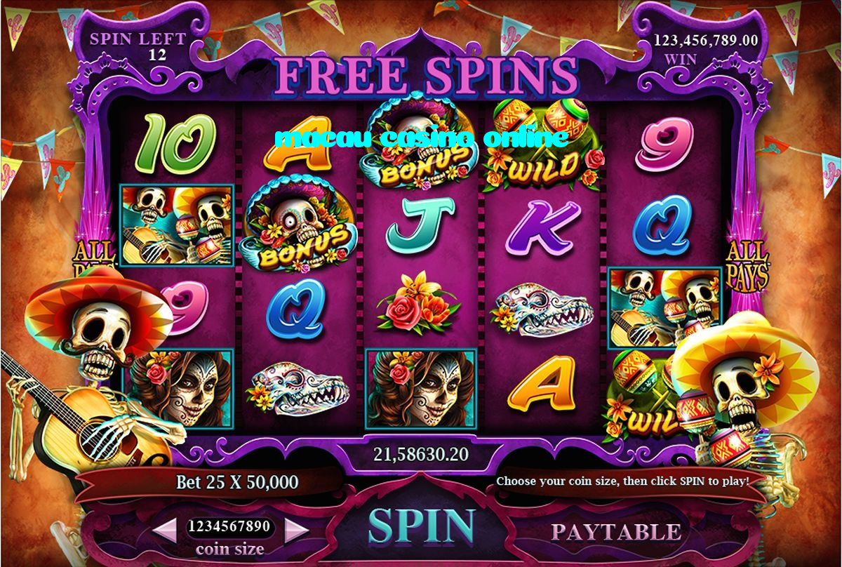 available types of macau casino online bet including pre-match live express and system bets
